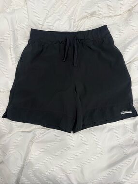 Abercrombie & Fitch boys Black Athletic Drawstring Shorts